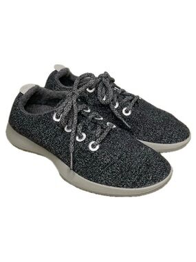 allbirds Womens Classic Runners Merino Wool Casual Lace up sz 6 Dark Gray Shoes